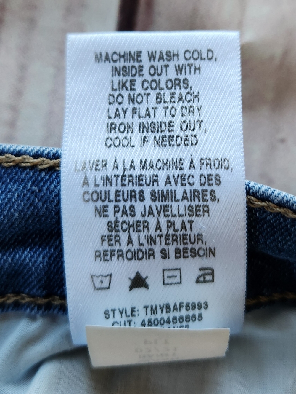 Joe's Jeans Wide Leg High Waist Raw Hem Cropped Jeans Blue, Women's Size 29 - Picture 8 of 9